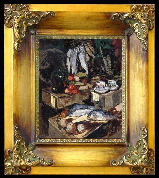 framed  Konstantin Korovin Fish, Ta040